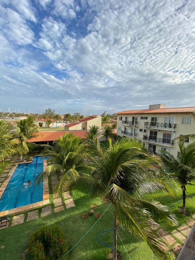 Apartamento Com Vista Para O Mar, Piscina , Deck , Playground E Estacionamento . Taíba Dış mekan fotoğraf