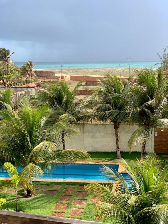 Apartamento Com Vista Para O Mar, Piscina , Deck , Playground E Estacionamento . Taíba Dış mekan fotoğraf