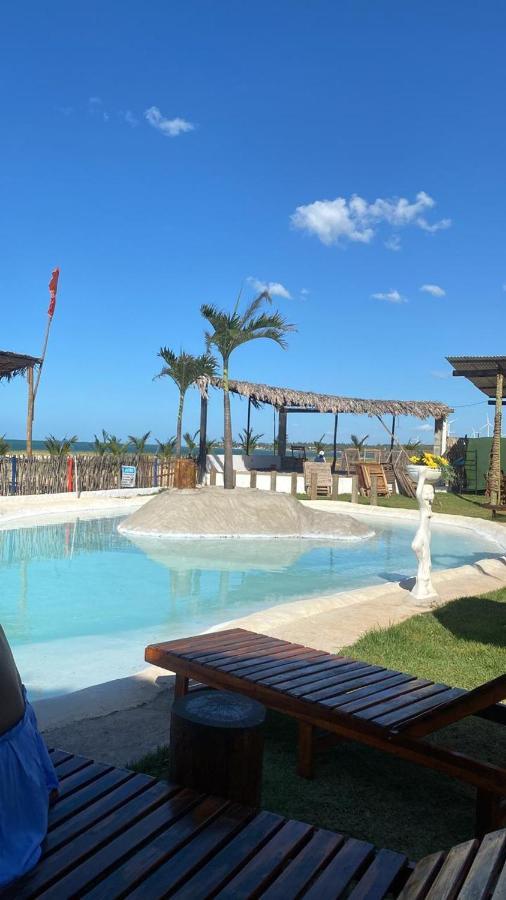 Apartamento Com Vista Para O Mar, Piscina , Deck , Playground E Estacionamento . Taíba Dış mekan fotoğraf